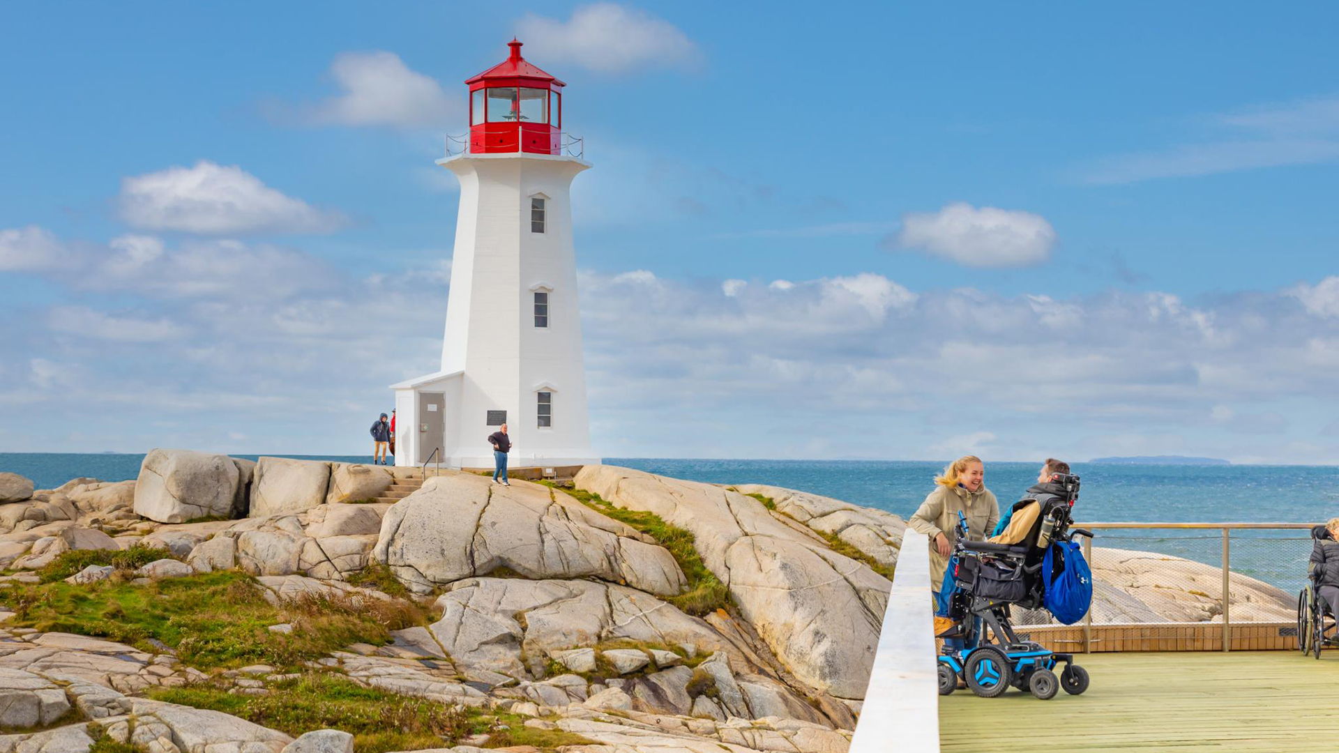 Novastar Pantaloni Pigiama Donna Peggy's Cove Lighthouse - Morbidi In Poliestere Ed Elastan Con Tasche, Taglie S-XXL