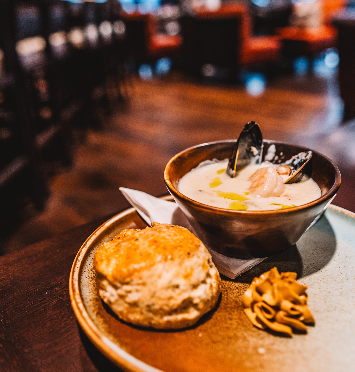 Seafood Chowder, Foto: Melanie Schillinger