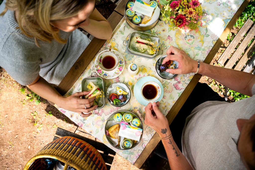 Plein-Air Afternoon Tea at Tangled Garden