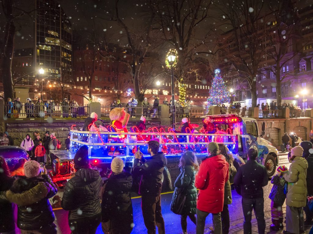 Parade of Lights in Halifax, Nova Scotia