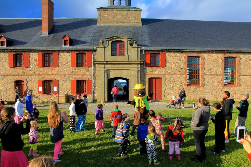 Parka's Great Sleepover - Fortress of Louisbourg National Historic Site in Nova Scotia