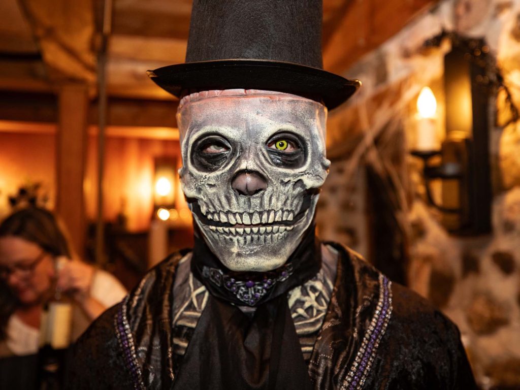 Sinister Soirée event held at the fortress of Louisbourg National Historic Site each October in Cape Breton, Nova Scotia.