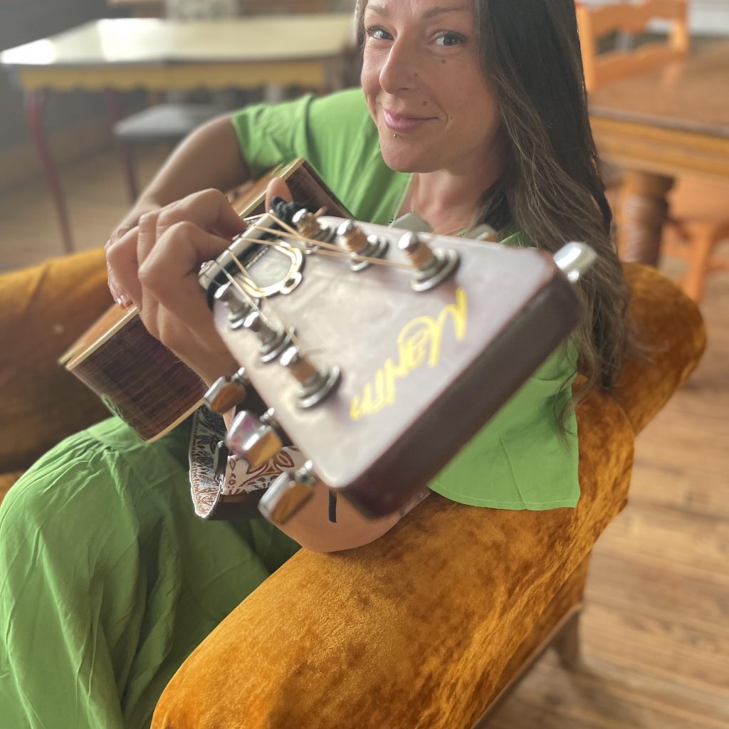 Vickie Deveau performs at Traditional Music on Thursdays at Port-Royal National Historic Site in Nova Scotia