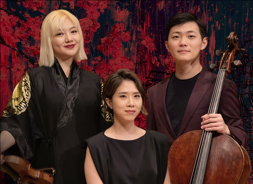 A promotional poster for Trio Seoul : East Meets West performing in Halifax Nova Scotia