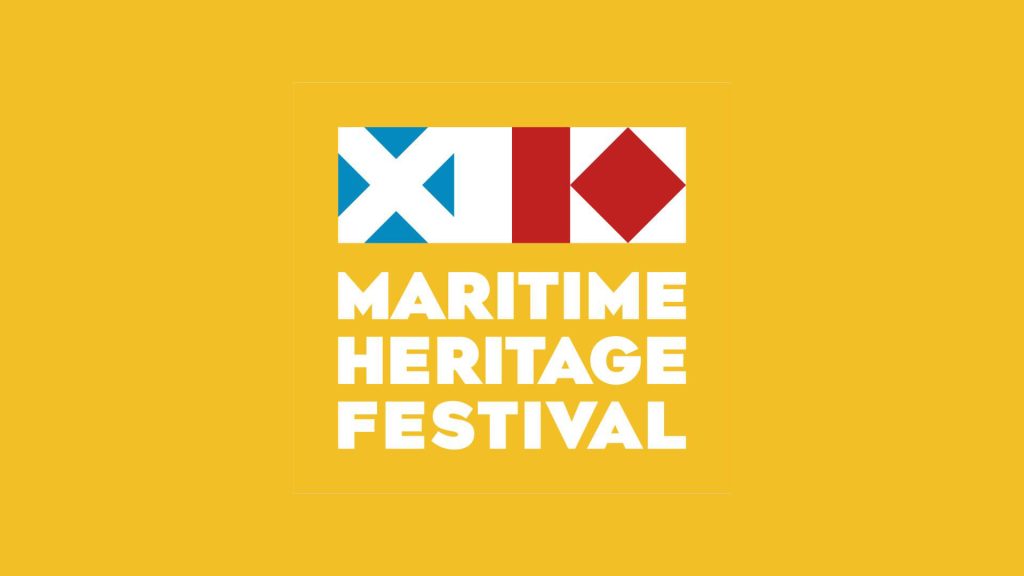 Maritime Heritage Festival logo for the event being hosted by the Maritime Museum of the Atlantic September 13-14, 2025 in Halifax Nova Scotia