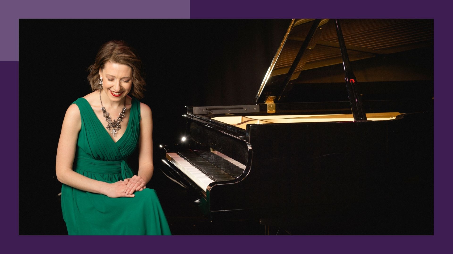 Sarah Hagen A promotional poster for Sarah Hagen : Bach’s Goldberg Variations who is performing at the Chester Playhouse in Nova Scotia