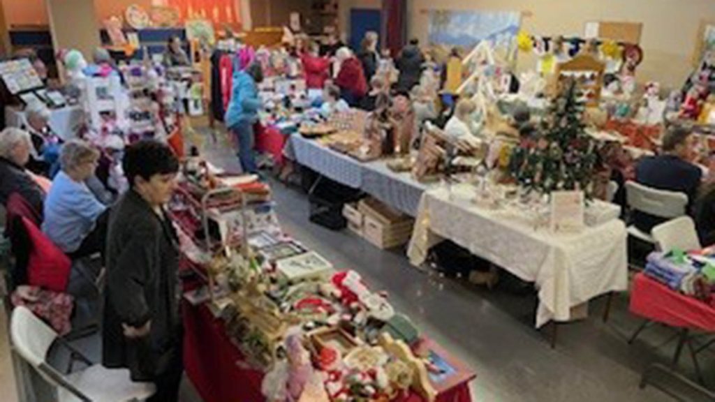 A photo from the Trinity Christmas Craft Show in Timberlea Nova Scotia