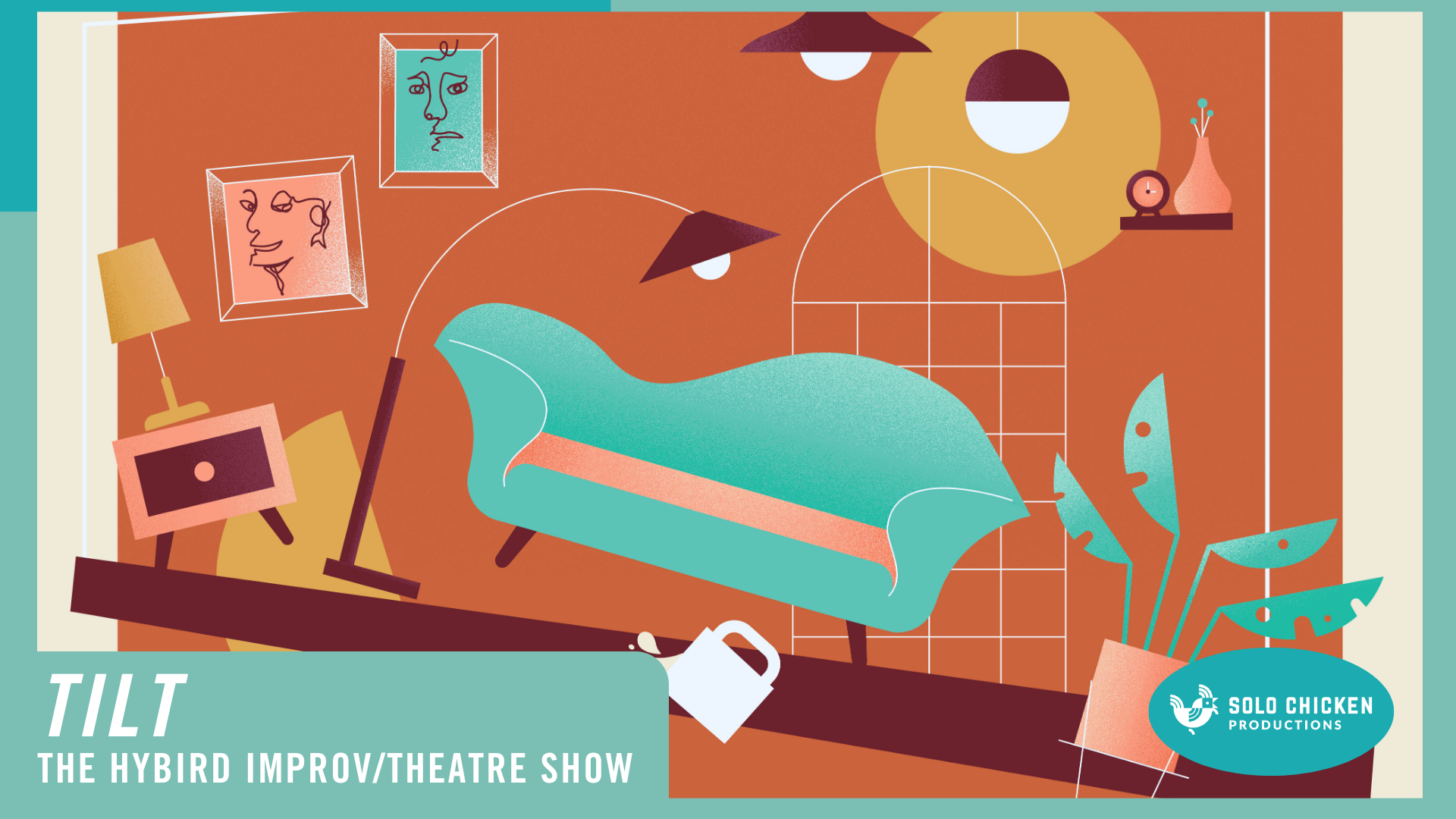 A promotional poster for Tilt performing at Chester Playhouse in Nova Scotia