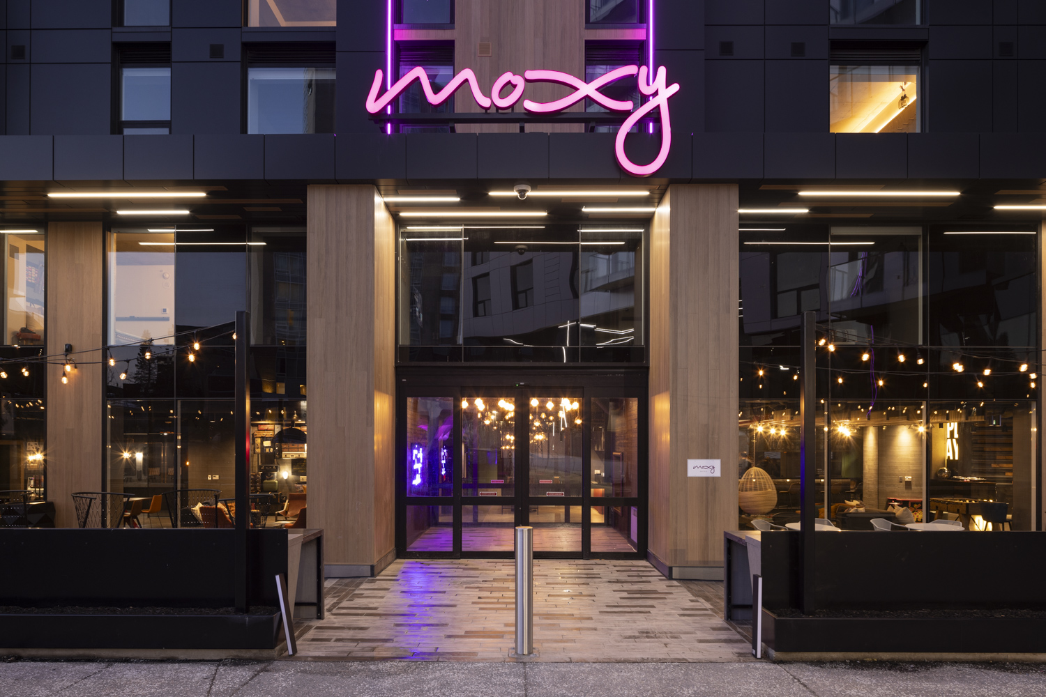 Moxy Downtown Halifax hotel entrance