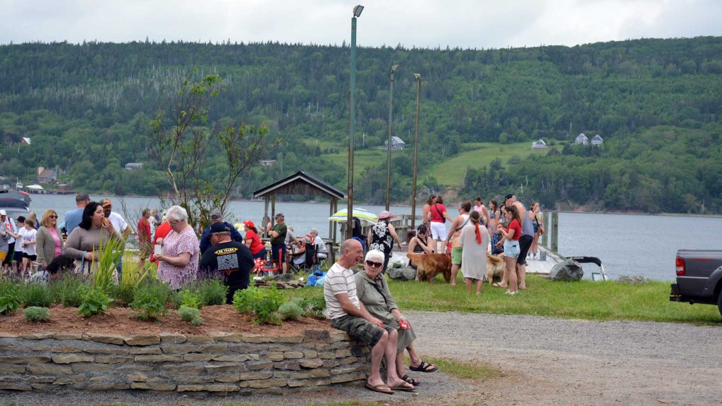 Ross Ferry Marine Park Canada Day festivities on Cape Breton Island.