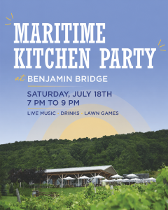 Maritime Kitchen Party at Benjamin Bridge poster