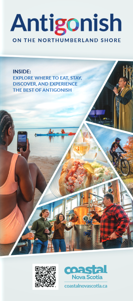 Cover of 2026 Antigonish travel guide by Coastal Nova Scotia