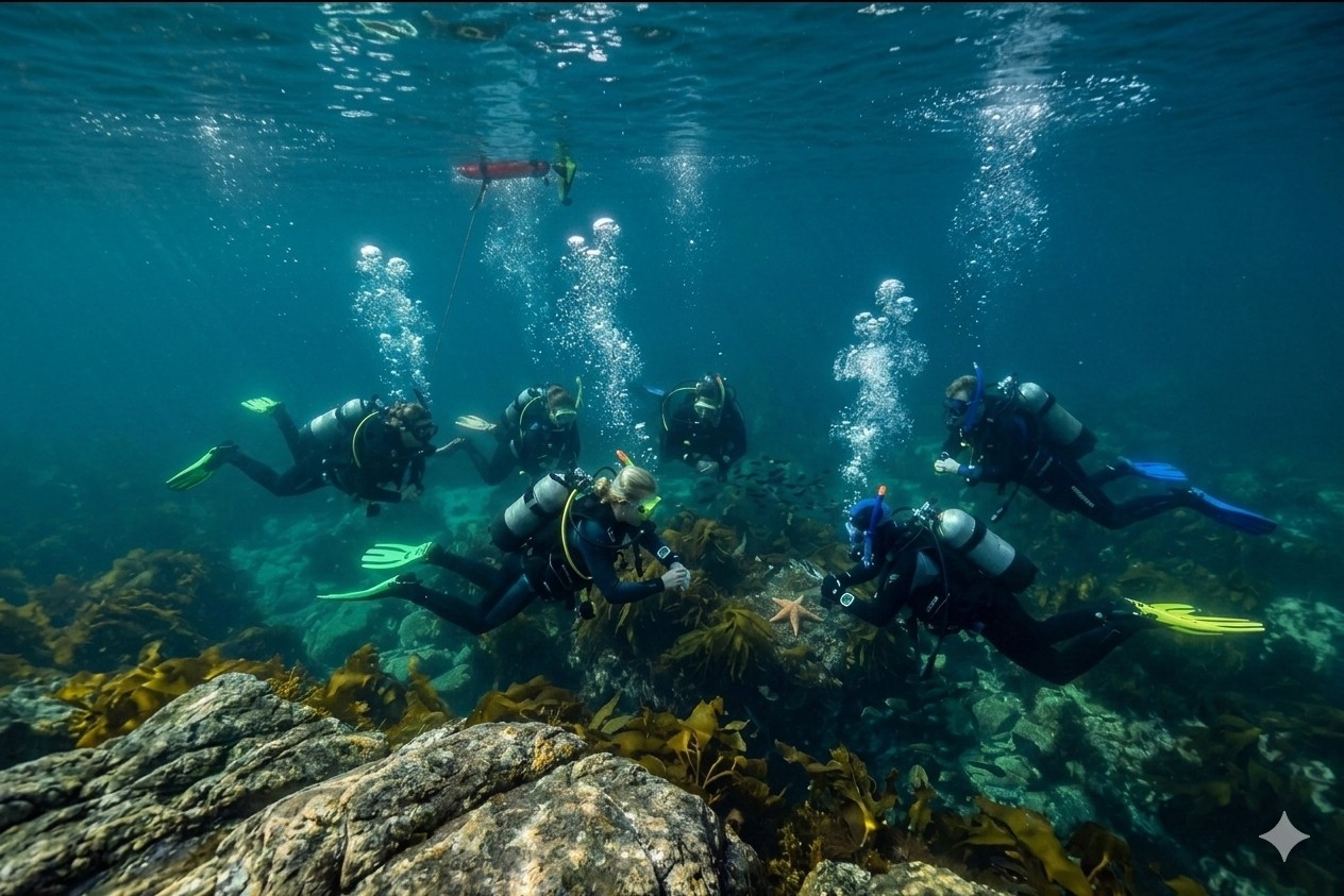 Guided scuba diving tour with Great Earth Expeditions in Nova Scotia, Canada