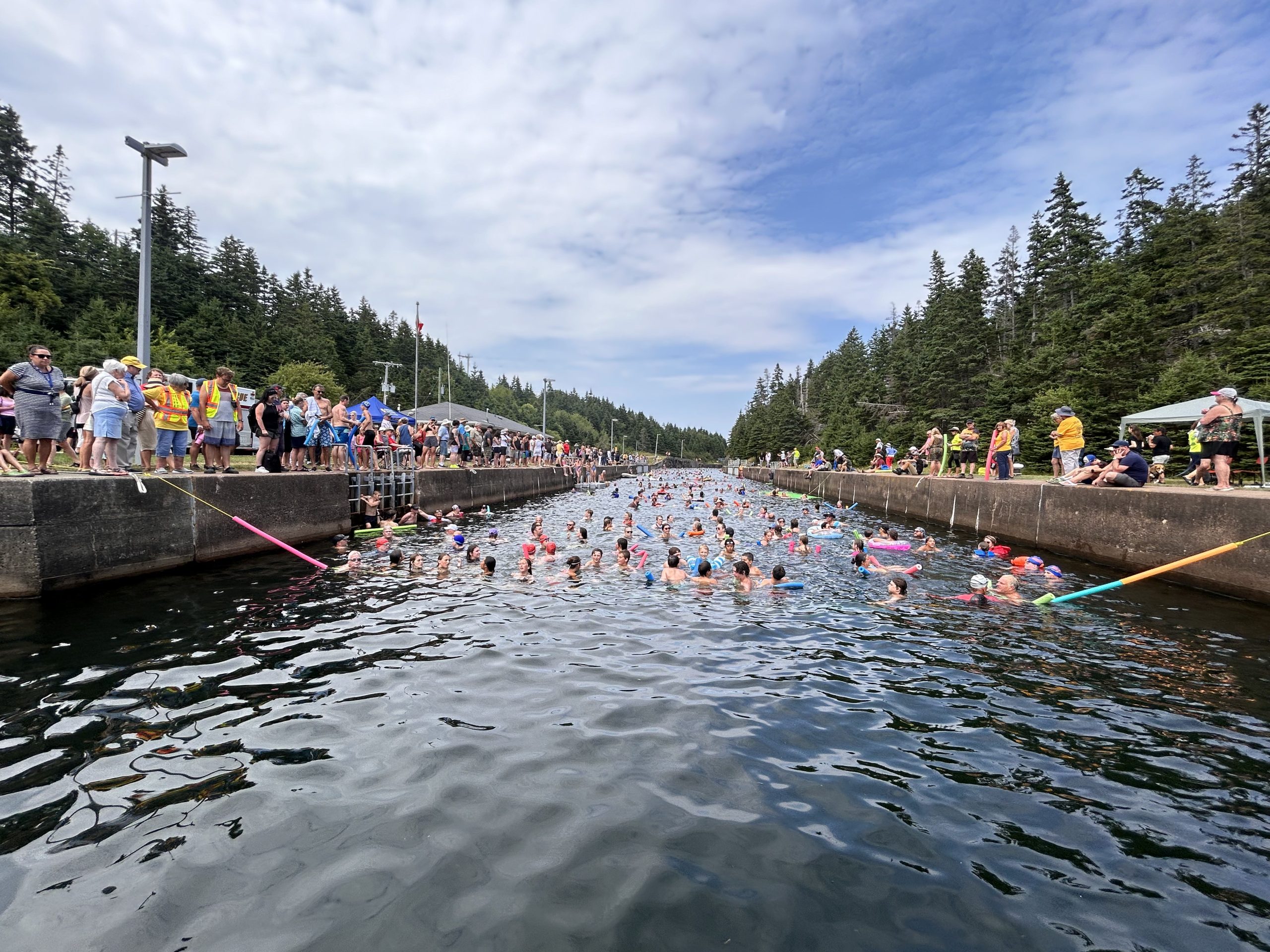 Swim the Canal at St. Peters Canal National Historic Site in Nova Scotia