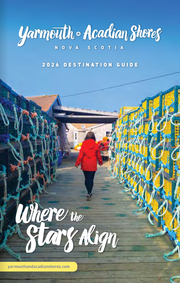 Cover of 2026 travel guide by Yarmouth & Acadian Shores travel region