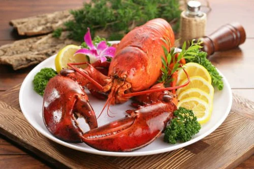 plate of lobster