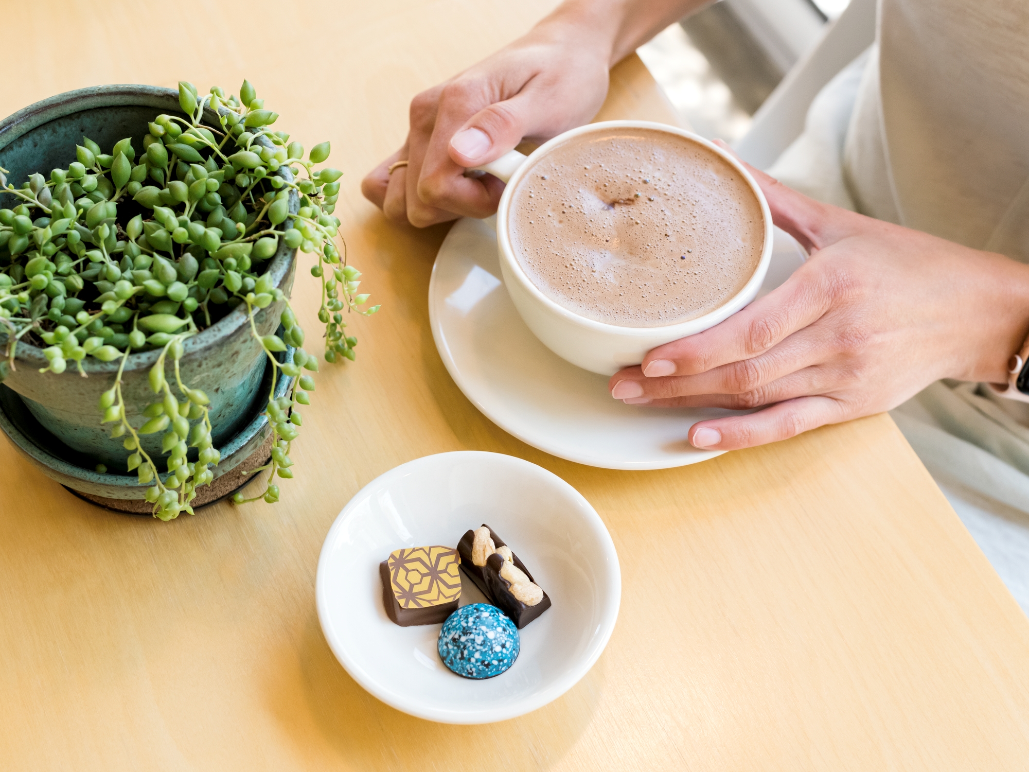 Coffee and chocolates