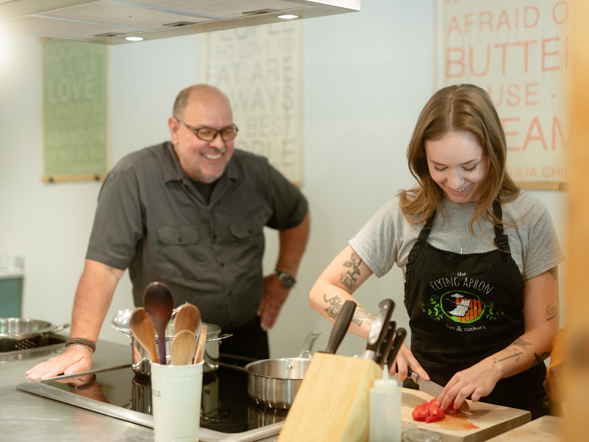 Chef Chris at The Flying Apron guides a guest