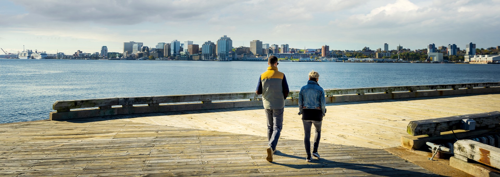 View of the Halifax Waterfront from Dartmouth in Nova Scotia