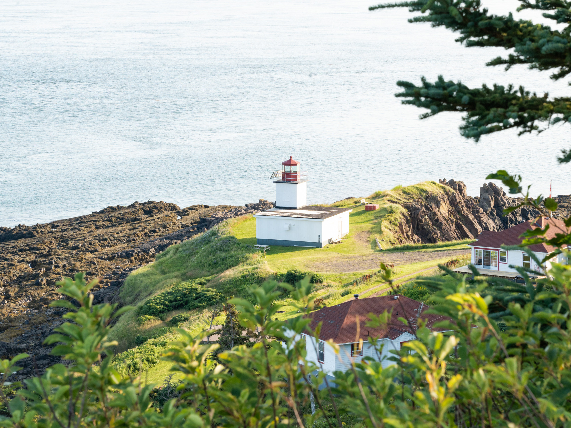 Lighthouse on a point