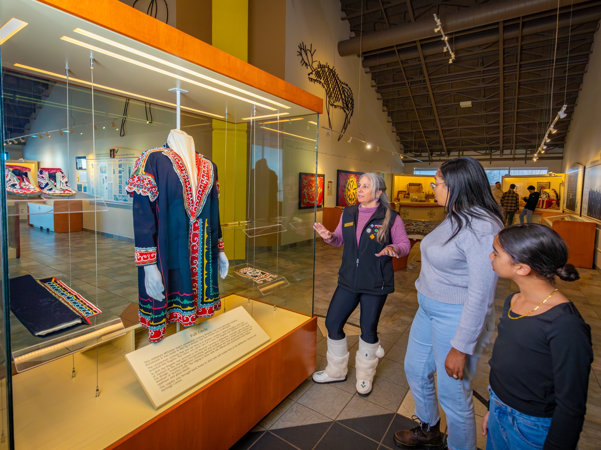 People visiting Millbrook cultural and heritage site