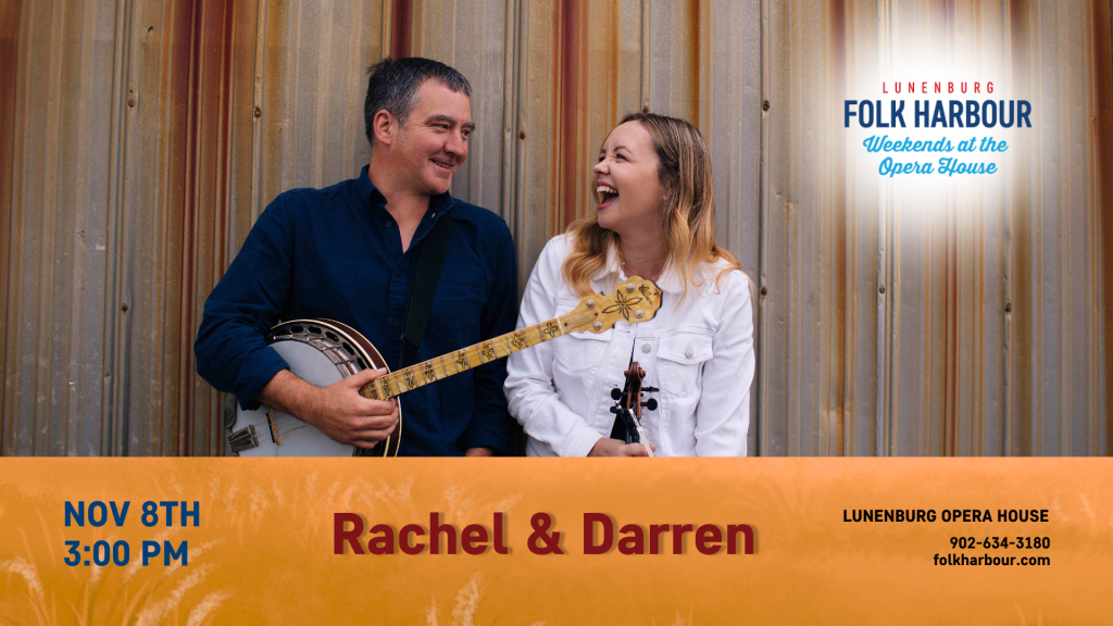 A promotional poster for Rachel & Darren: Weekends at the Opera House