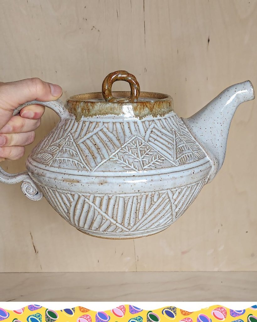 Nova Scotia Pottery Market in Mahone Bay, Nova Scotia.