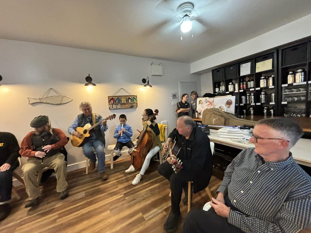 KitchenRackets Jam Session in St. Peter's during Celtic Colours.